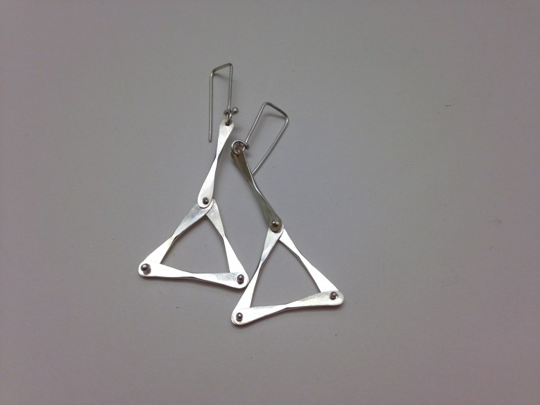 triangle earrings