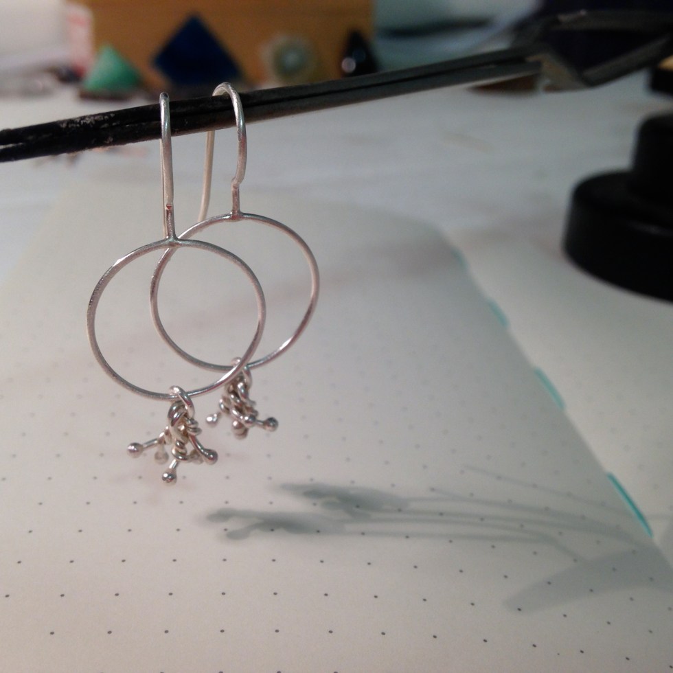 Circle Knit Earrings